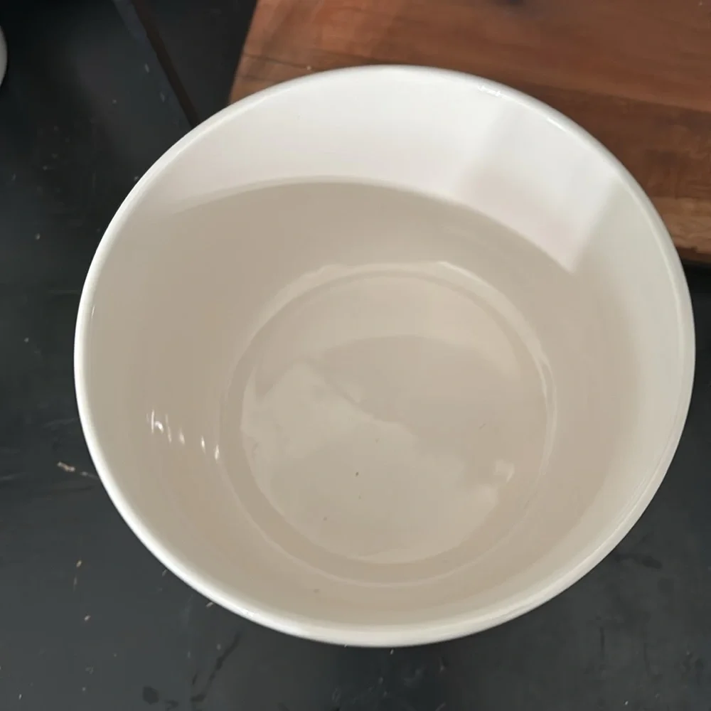 NWT Rae Dunn White Ceramic Treats Bowl with Ghost Design